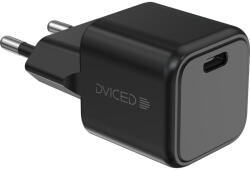 Dviced - Hálózati Töltő 30W Gan - 1 Db USB-C + USB-C To USB-C Kábel 1, 25 M - Fekete