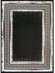 My carpet company kft Ber porte 2228 fekete-arany 120x180cm- vékony modern szőnyeg (798673)