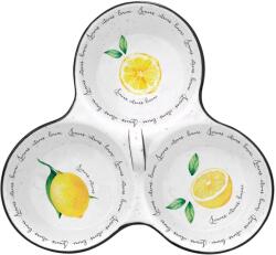 Easy Life 3 rekeszes tálalótál, porcelán, "Amalfi" - Nuova R2S (GDELIFE2217AMALFI)