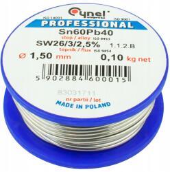 Cynel Forrasztó Ón Olvadó Kötőanyag 100G 1, 5MM (WG-01X-01-1-150-6)
