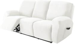  Relax Fotel Huzat (bársonyos, 3 üléses, fehér, rugalmas)