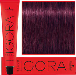 Schwarzkopf Igora Royal 60ml, tartós hajfesték, 6-99 (4045787200065)