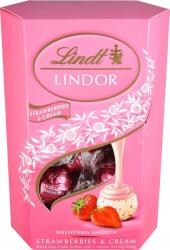 Lindt Csokoládé Lindt Lindor eper praliné 200g (8003340097619)