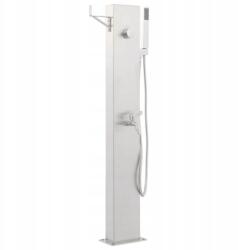 vidaXL Kerti zuhanypanel, 110 cm, rozsdamentes acél (48206)