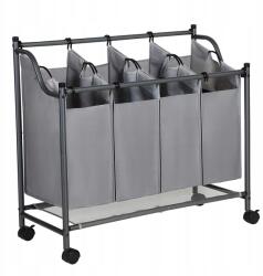 Songmics Szennyeskosár Gerard 4X35 L szürke (LSF005GS)