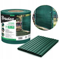 Bradas Kerítésszalag Zöld 19 CM X 35 M Kerítésvédő Panel Kerítés (TOB4501935GRL)