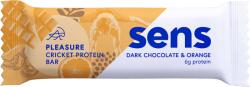 SENS Baton proteic cu aroma de ciocolata neagra si portocala Pleasure, 40g, Sens