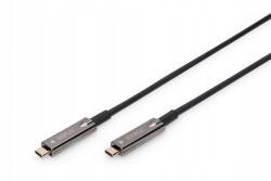 ASSMANN Usb Type-C-USB Type-C Aoc Hybrid Fo cable 4K 60Hz Usb 3.1 Spec 15m (AK-330160-150-S)