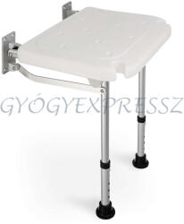  TIMAGO JMC-C 5105 Falra szerelhető lehajtható zuhanyzószék lábakkal 136 kg-ig