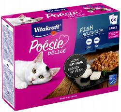 Vitakraft Poesie Delice Sauce hal eledel nedves macskáknak 6x85g