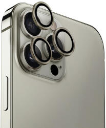 Uniq Optix Aluminium Camera LensProtector iPhone 16 Pro 6.3" / 16 Pro Max 6.9" titanium grey kameravédő