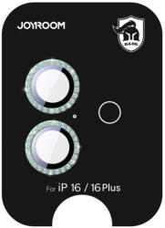 JOYROOM JR-MSJ0274 protective glass iPhone 16/16 Plus lenses kameravédő green