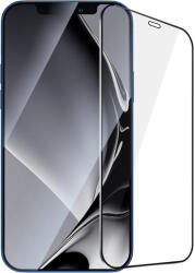 Tempered Glass Protector metal keret iPhone 12 / 12 Pro 6.1'' edzett üvegfólia