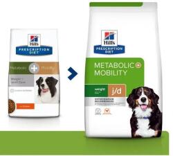 Hill's Hill' s Prescription Diet Canine Meta+Mobility 12 kg - SÉRÜLT CSOMAGOLÁS