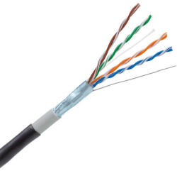 KELine KE300S24OUT FTP kábel CAT. 5E 1Gigabit 300MHz 4x2xAWG24 közvetlenül földbe kültéri UV áll 500m (KE300S24OUT)