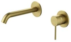 AREZZO design design NOVA fali mosdócsaptelep, szálcsiszolt arany AR-2103BG (AR-2103BG)