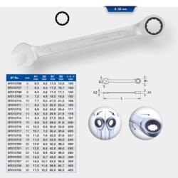 KS TOOLS Cheie inelara cu clichet KS TOOLS BT013727