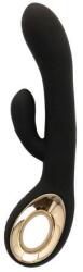 Toyz4Lovers Atingere Geamana Vibrator Iepuras Negru Stimulare Simultana a Clitorisului si Vaginului Vibrator