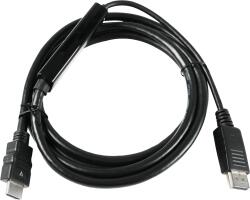 V7 Displayport 1.4 apa - HDMI 2.1 apa Kábel 2m - Fekete (V7DP14HDMI21-2M-BLK) (V7DP14HDMI21-2M-BLK)