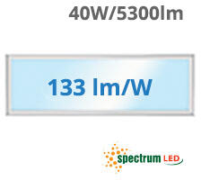 spectrumLED LED panel (1200 x 300 mm) 40W - hideg fehér, 133 lm/W, backlite panel (SLI035067CW_PW)