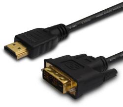 SAVIO CL-139 HDMI - DVI-A (18+1) kábel 1.8m (CL-139) (CL-139)