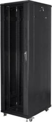 Lanberg 19" szabadon álló rack szekrény 42U/600X1000 lapraszerelt, fekete (FF01-6042-12B) (FF01-6042-12B)