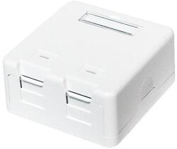 LogiLink Keystone fali szerelődoboz 2UTP fehér (NK4032) (NK4032) (NK4032)