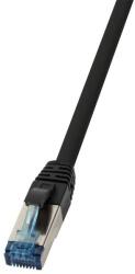 LogiLink S/FTP CAT6a Patch kábel 3m - Fekete (CQ6065S) (CQ6065S)