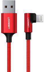 UGREEN US299 USB-A - Lightning kábel 2.4A 1m piros (60555) (60555) (60555)