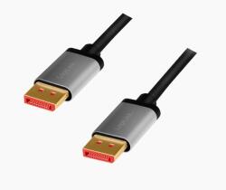 LogiLink DisplayPort kábel DP/M DP/M, 8K/60 Hz 3m alu (CDA0106) (CDA0106) (CDA0106)