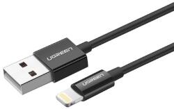 UGREEN 80822 US155 mobiltelefon kábel Fekete 1 M USB A Lightning (80822) (80822)