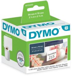 DYMO címke LW 70x54mm 320db /csomag - fehér (S0722440) (S0722440)