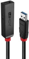 Lindy 43402 hálózati csatlakozó USB 3.2 Gen 1 (3.1 Gen 1) Type-C 5000 Mbit/s Fekete (43402) (43402)