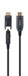 Cablexpert CCBP-HDMID-AOC-30M HDMI 2.0 - HDMI Aktív optikai kábel 30m - Fekete (CCBP-HDMID-AOC-30M) (CCBP-HDMID-AOC-30M)