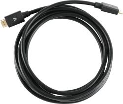 V7 Pro HDMI 2.1 - HDMI 2.1 kábel 3m Fekete (V7HDMIPRO-3M-BLK) (V7HDMIPRO-3M-BLK)