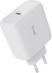 Trust Maxo USB-C Hálózati Adapter + USB-C Kábel - Fehér (65W) (25139) (25139)