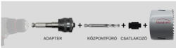 ABRABORO Központfúró lyukfűrészhez, rövid D 7, 15 x 90 mm (070830610000)