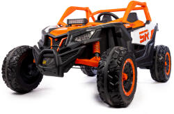 Mamido Elektromos játékautó Buggy Bumper 66 narancssárga | 24V | 4x200W | ÉVA | LED | 2, 4 GHz | Öko bőr (S-KL808-ORANGE) - jatekokminiszteriuma