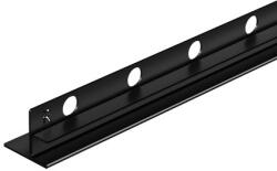 Balneo vágható lejtést beállító léc üveghez 170 cm, jobbos/ matt fekete D0101020102-2 (D0101020102-2)