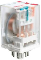 Relpol R15-2013-23-1012-WTL Ipari relé, 3C/O, 10A, 12VDC, tesztkar, LED (804596) (804596)