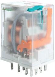 Relpol R4N-2014-23-1024-WTD Miniatűr ipari relé 7A, 4CO, 24VDC, tesztkar, védődióda (860410) (860410)