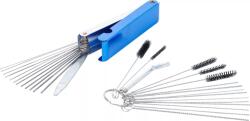 BGS Set de instrumente pentru curățarea jetului de carburator, 16 piese, BGS 74438 (B-74438)