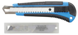 BGS technic Cutter cu lama 18mm retractabila, extra heavy duty + set lame de rezerva, BGS 7955 (B-7955)