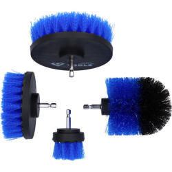 Brilliant Tools Set de atasamente tip perie pentru bormasini, 4 piese, Brilliant Tools BT103110 (BT103110)