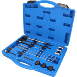 Brilliant Tools Set de curatare si curatare cu cuva si suport injector, 21 de piese, Brilliant Tools BT551300 (BT551300)