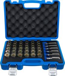 BGS Set reparatii filete pentru bai de ulei + busoane: M13x1.25, M13x1.5, M15x1.5, M17x1.5, M20x1.5, M22x1.5, BGS 123 (B-123)