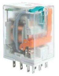 Relpol R3-2013-23-1012-WT Miniatűr ipari relé, 10A 3C/O, 12VDC, tesztkar (852128) (852128)