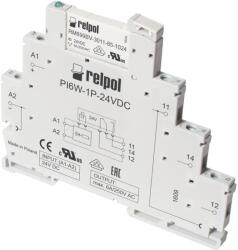 Relpol PIR6W-1P-115VAC/DC Interfész relé, 115V, 6A / 250V AC, 6A / 24V DC (856067) (856067)