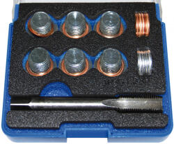 BGS Set reparaţie pentru filet baie scurgere ulei M14 x 1, 25 mm, BGS 151 (B-151)