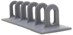 GYS Set 3 multipad din plastic GRI (6x50x156mm), GYS 048096 (GYS048096)
